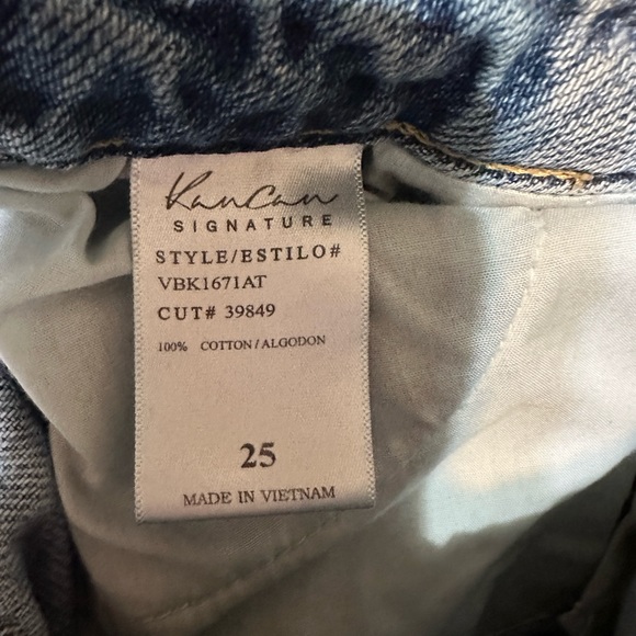 KanCan Ultra High Rise Taper Premium Denim Jeans. Size 25 - Picture 6 of 6